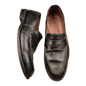 Allen Edmonds Randolph Mens Black Leather Penny Loafers Dress Shoes 11 D